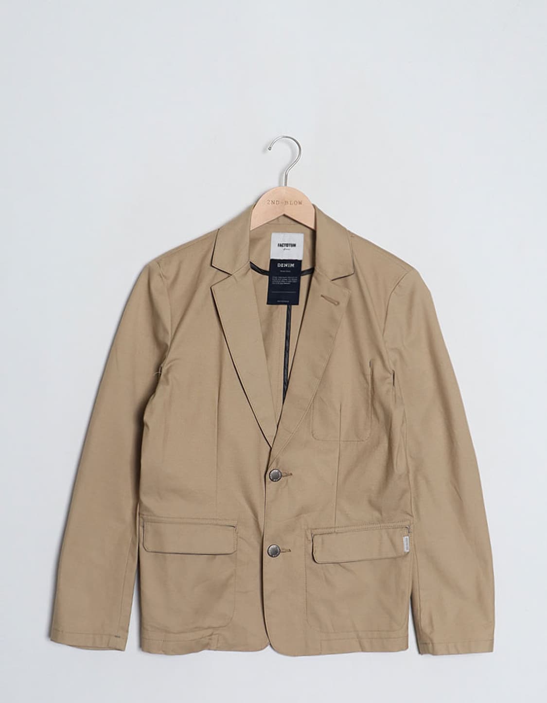 FACTOTUM DENiM LINEup Twill Blazer 상품이미지1
