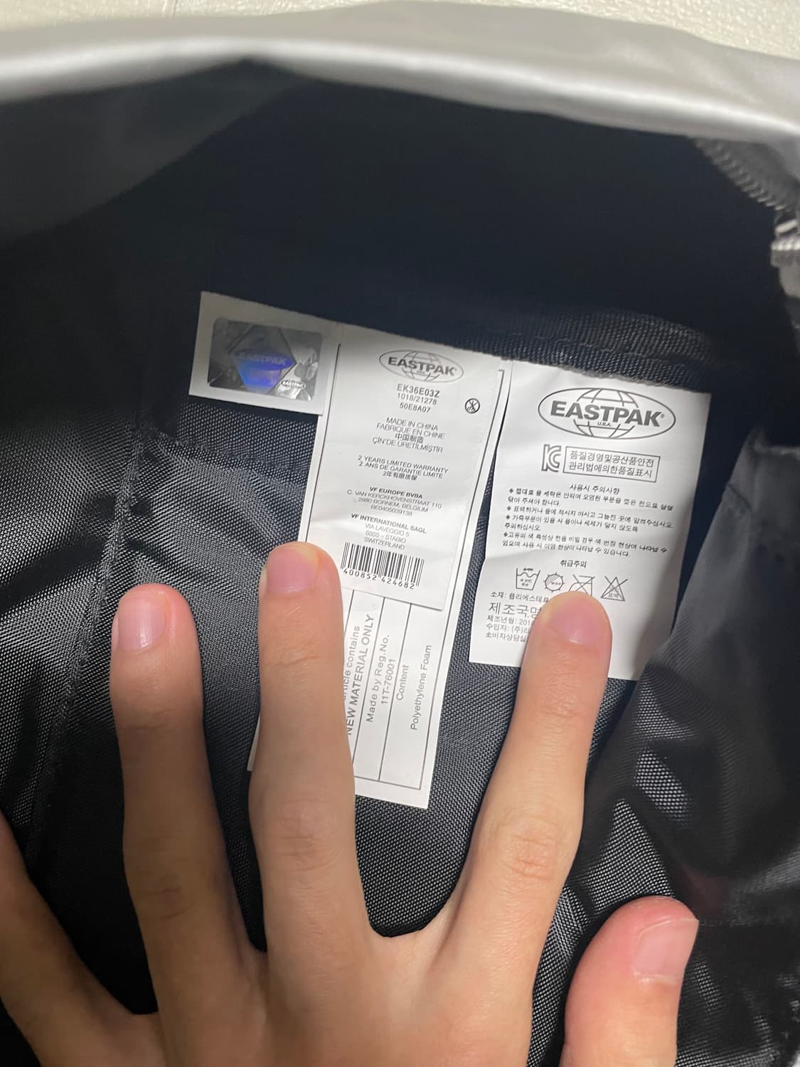 라프시몬스 이스트팩 백팩 상품이미지8