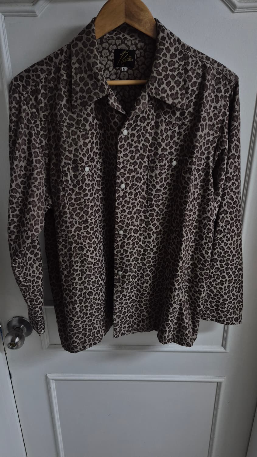 [M] 니들스 레오파드 셔츠 상품이미지3