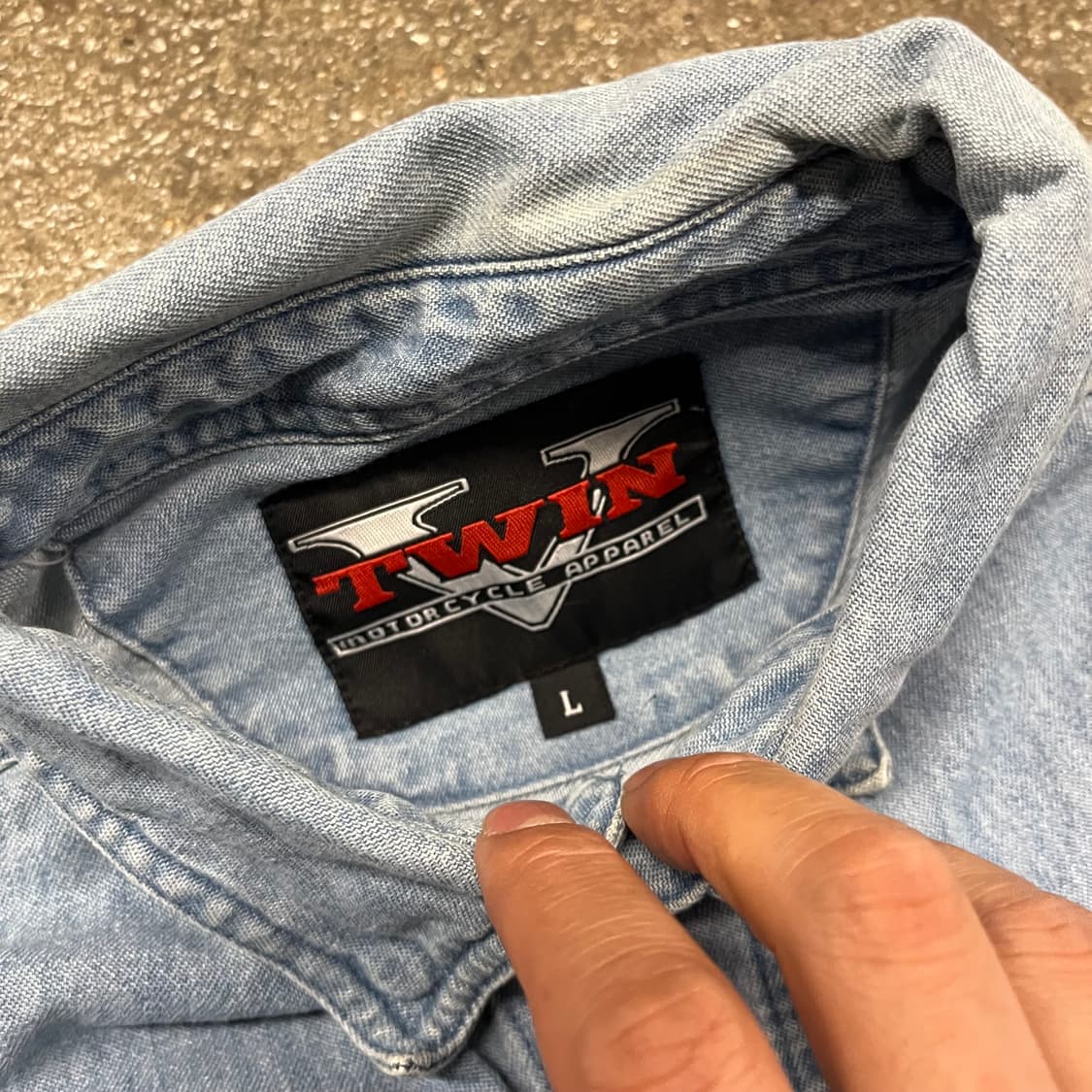 빈티지 바이커 슬리브리스 셔츠 (105) 상품이미지5