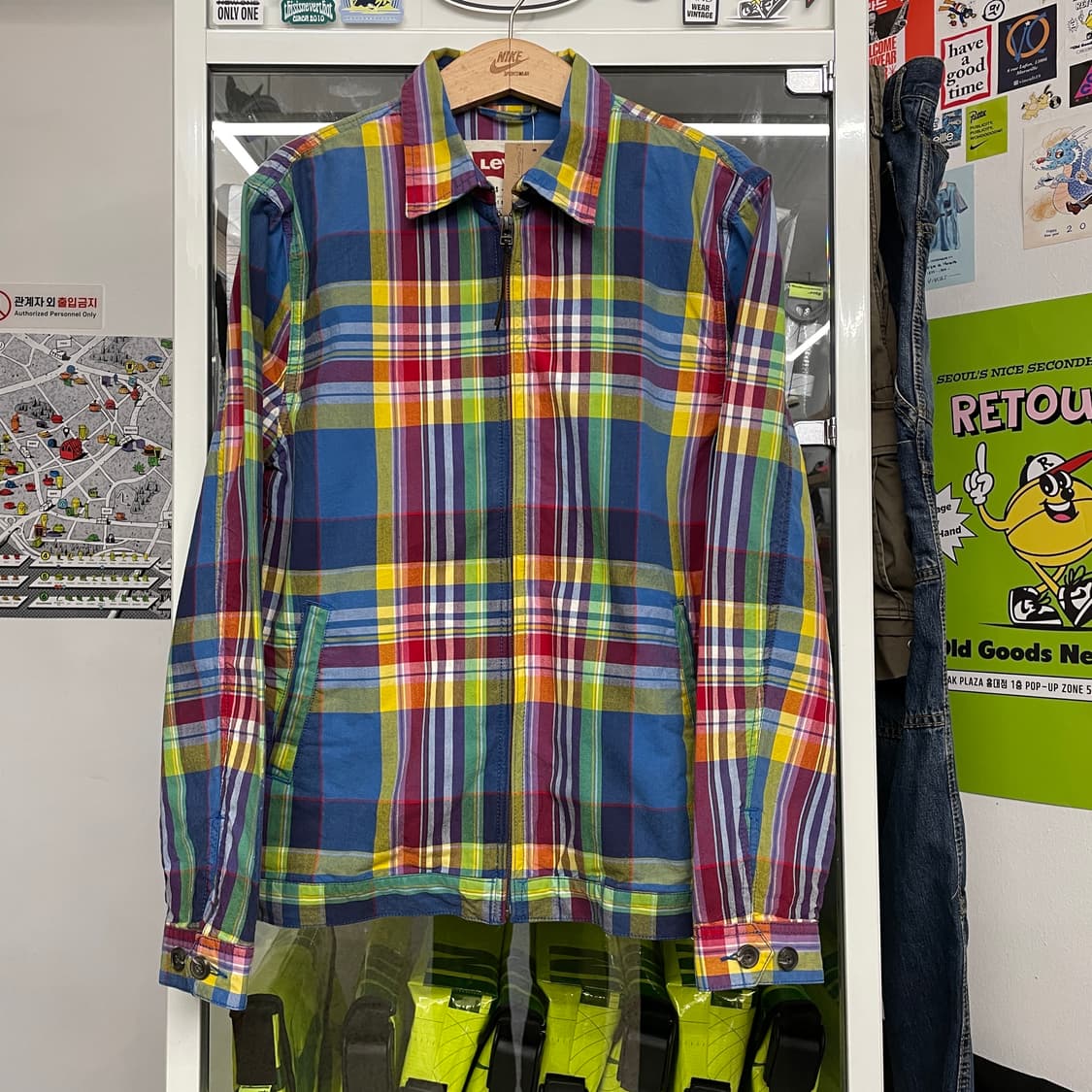 리바이스 마드라스 헤링턴 자켓 상품이미지1