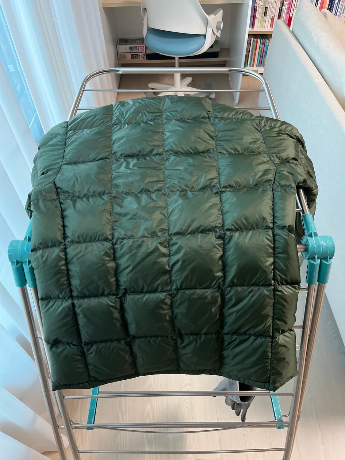 몽벨 슈페리어 다운자켓 다크 그린 m 상품이미지2