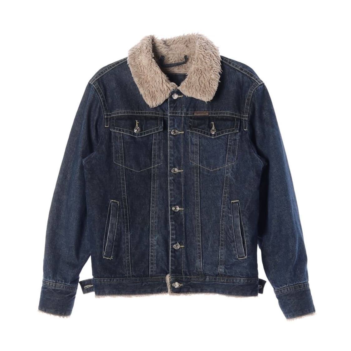 CK 캘빈클라인 데님 양털 무스탕 점퍼 상품이미지1