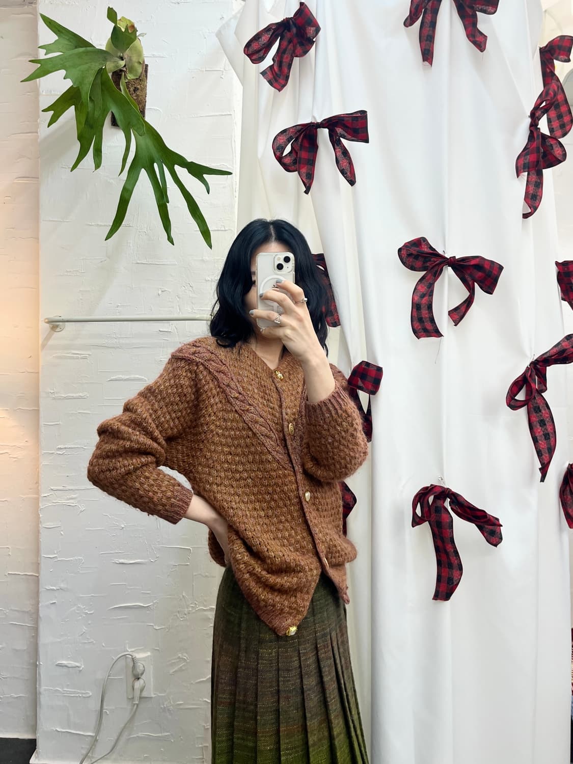 sunset orange cardigan 상품이미지2