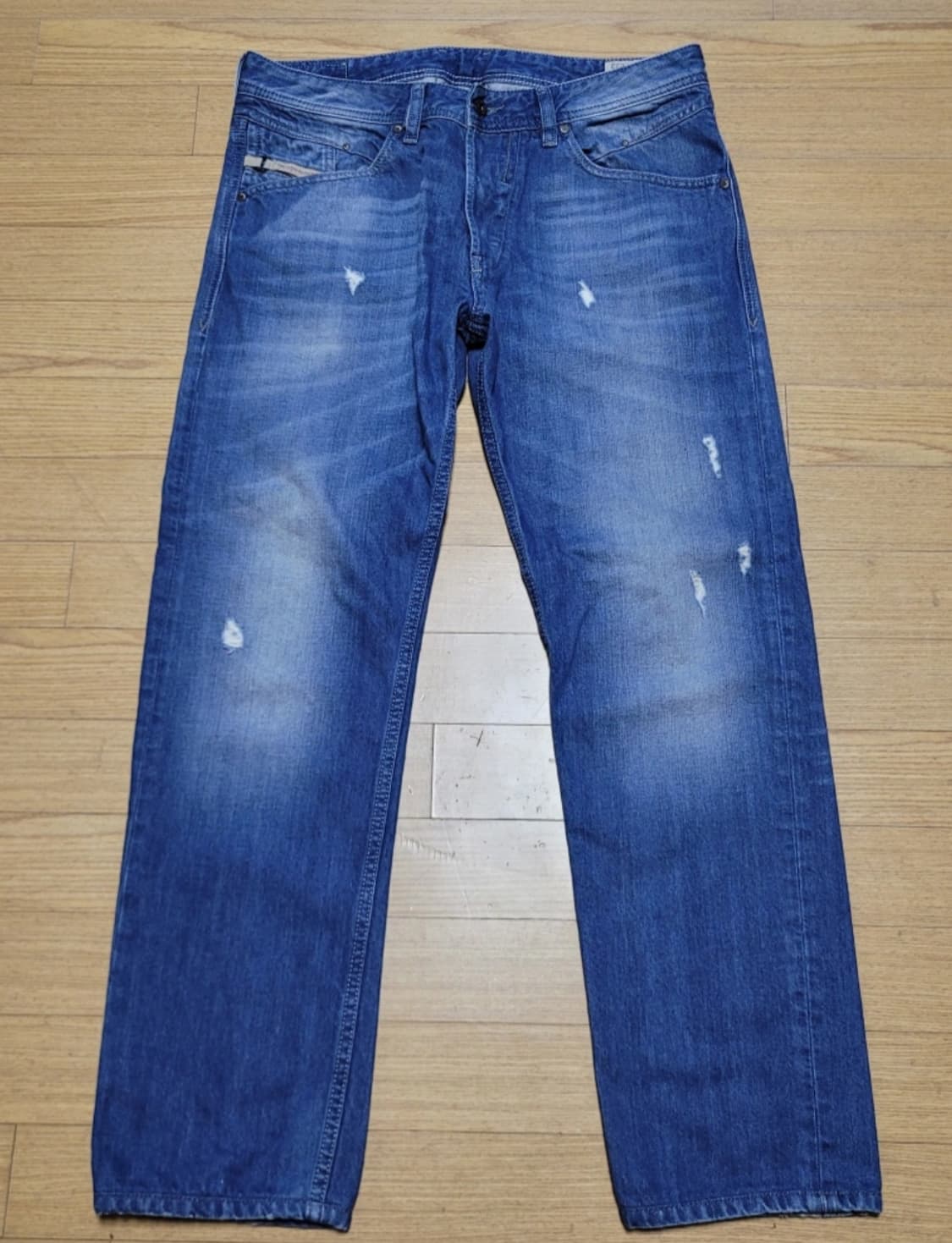 디젤 워싱 진청 바지
 상품이미지2