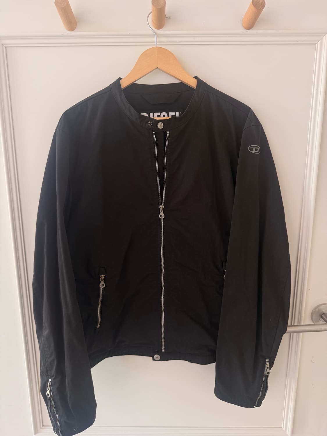 디젤(DIESEL) J-Glory 코튼 바이커 자켓 상품이미지1