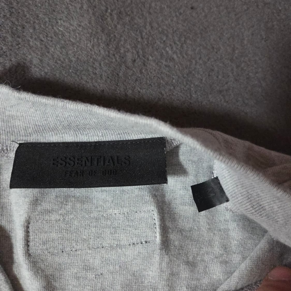 피어오브갓 에센셜 브이넥 오버 반팔 티셔츠 M 라이트헤더그레이 상품이미지7