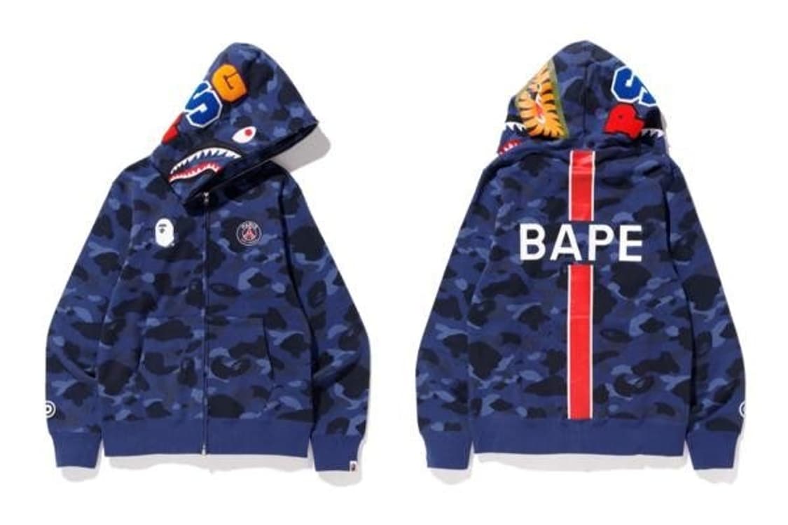 A BATHING APE X PSG 콜라보 희귀 사이즈 상품이미지1