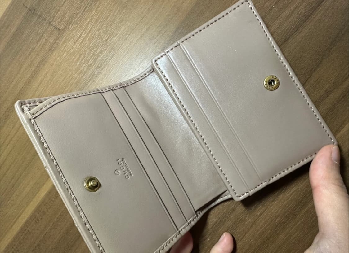 정품 구찌 마몽 반지갑 누드톤 상품이미지2