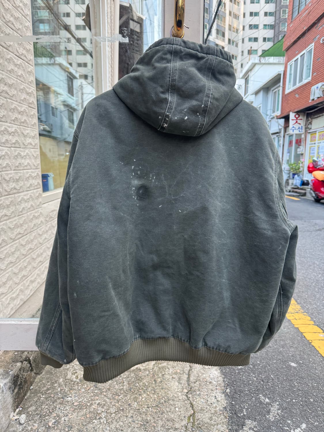 칼하트 J130 액티브자켓 mos green xl 상품이미지5