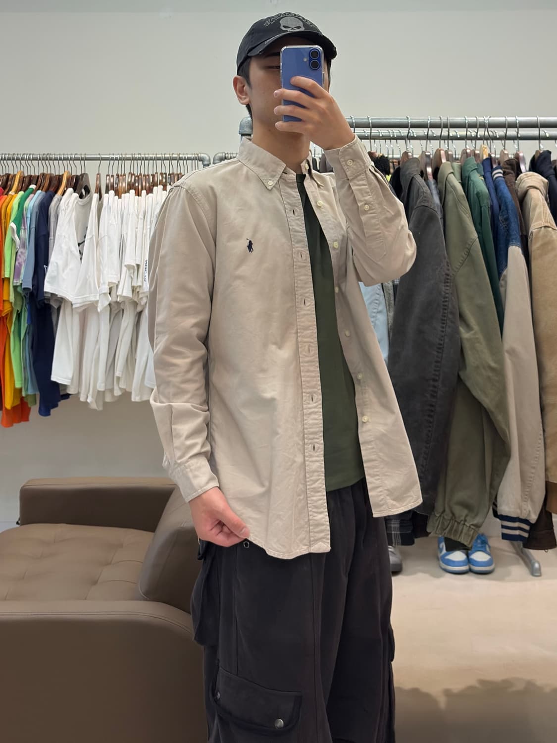 폴로 랄프로렌 셔츠 베이지 상품이미지9