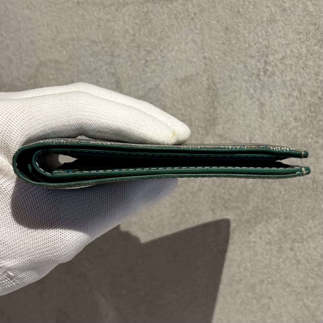 S OS사이즈 고야드 빅투와르 반지갑 그린 (풀구성) 상품이미지5