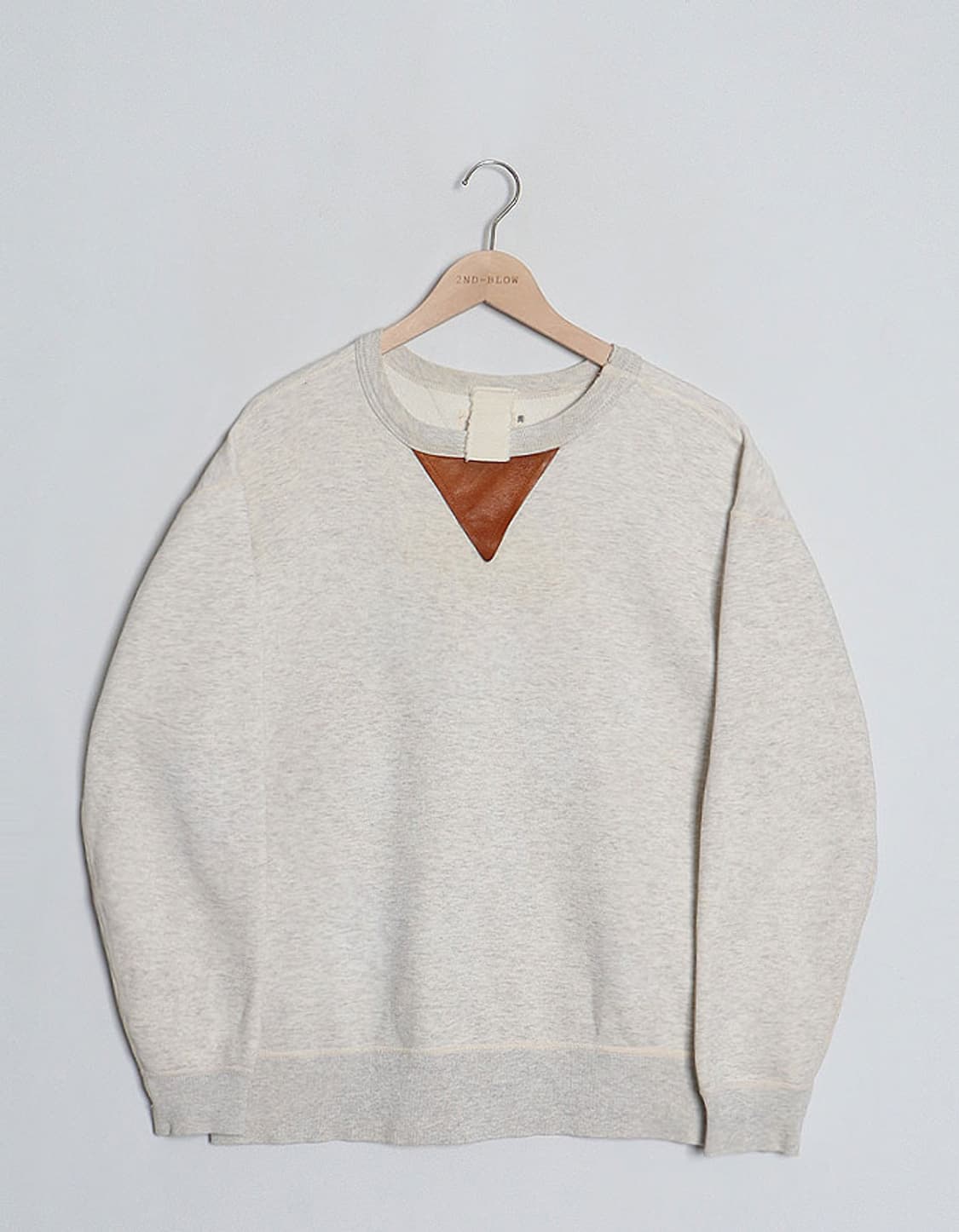 FULLCOUNT Leather Gusset Sweat Shirts 상품이미지1