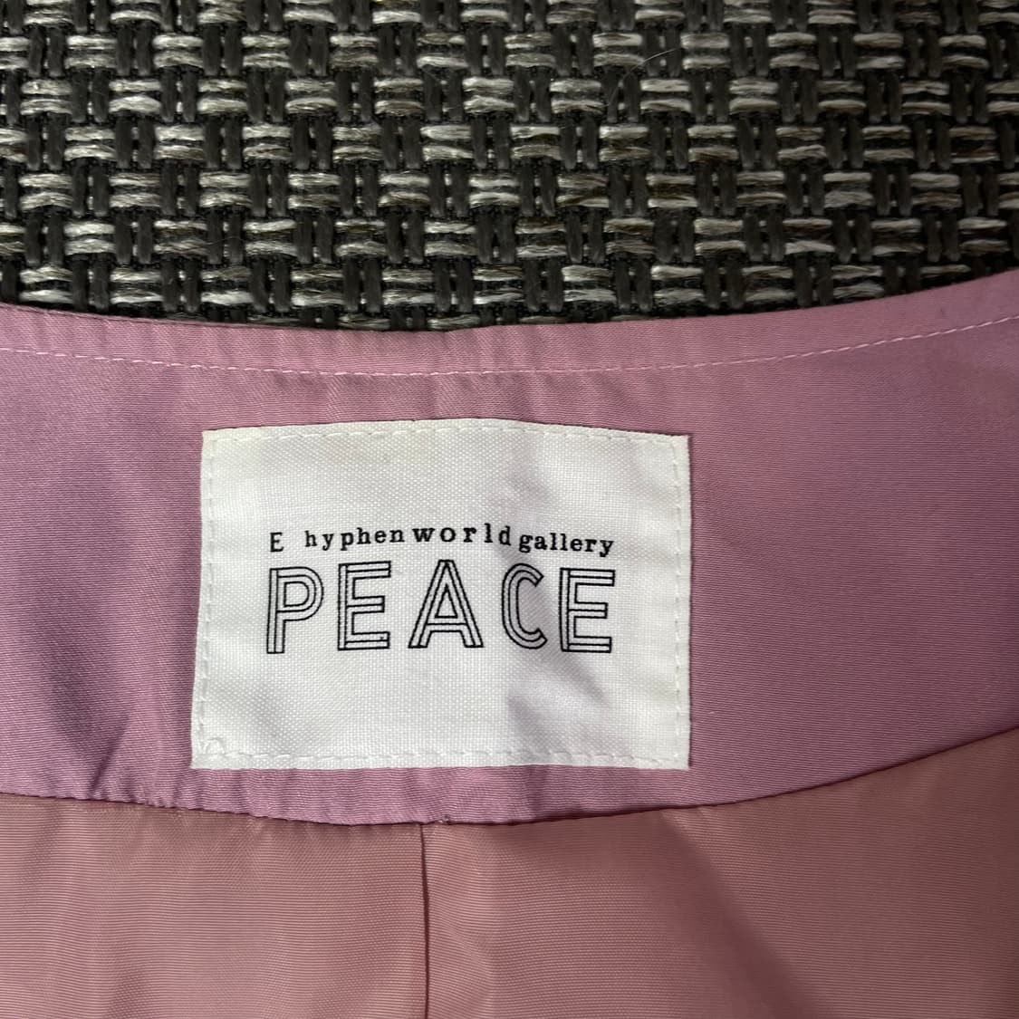 JPN 연핑크 브이넥 집업 자켓 F 상품이미지4