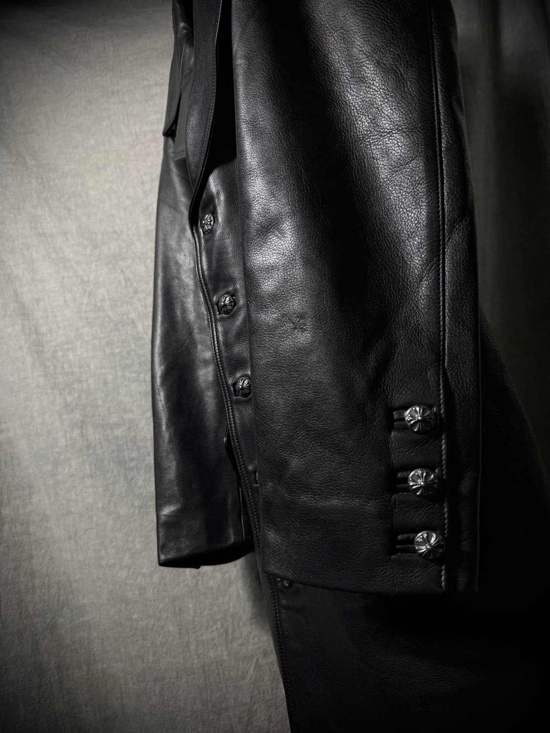 Chrome Hearts Cow Leather Long Coat 상품이미지5