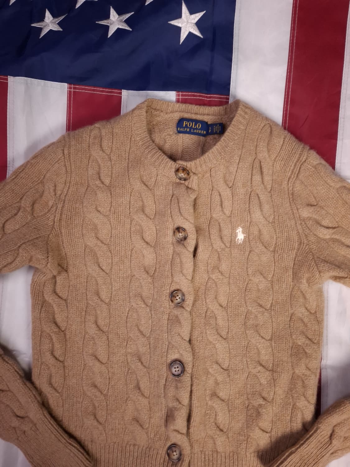 새제품 신형 오리지날 랄프로렌폴로 우먼용 울 케이블 상품이미지2