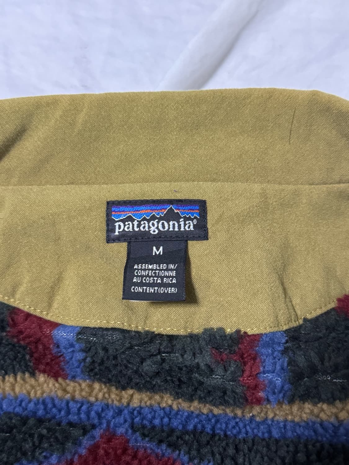 90s 파타고니아 누에보 레인지 코트 워크 자켓 불스아이 패턴 상품이미지8