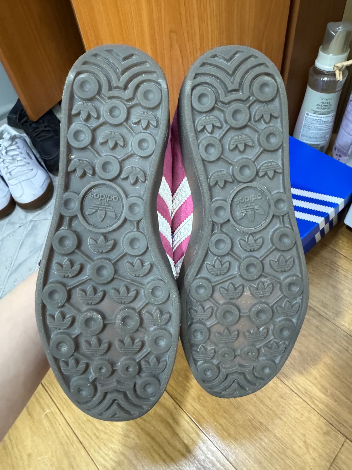 아디다스 가젤 인도어 핑크 오프 화이트 225 상품이미지7