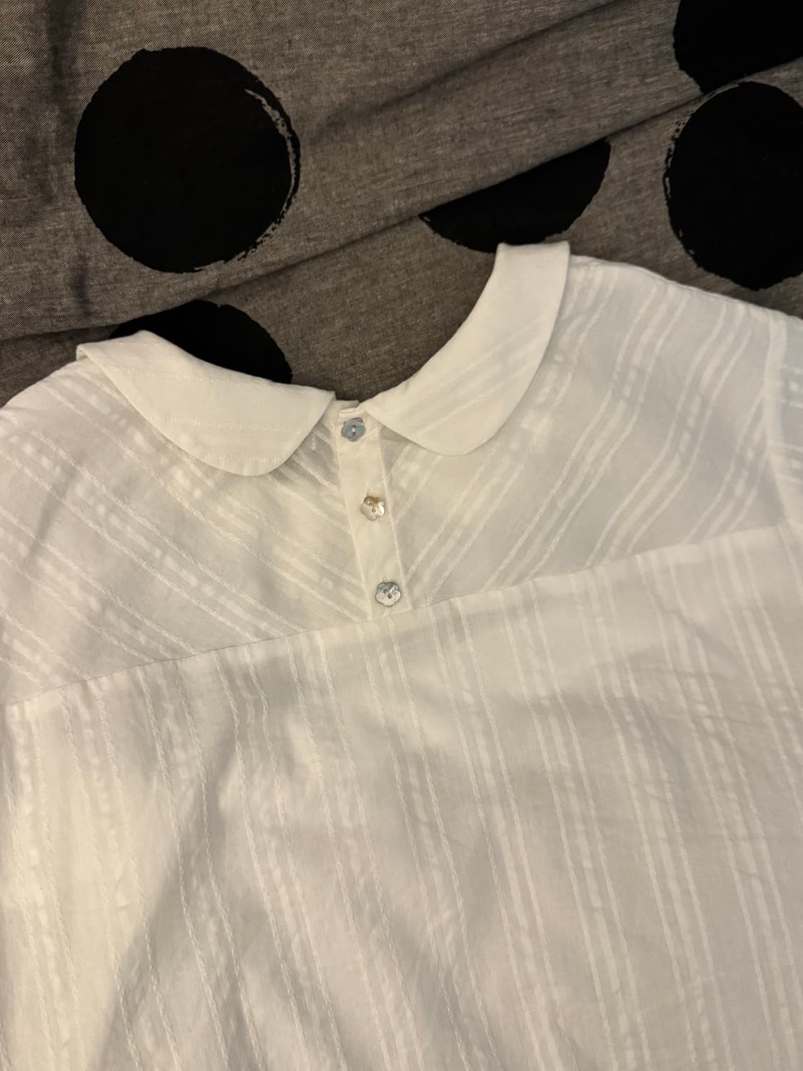 코이세이오 bow blouse white 상품이미지6