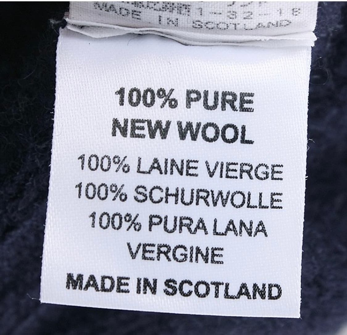 할리오브스코틀랜드 울 네이비 니트 상품이미지9