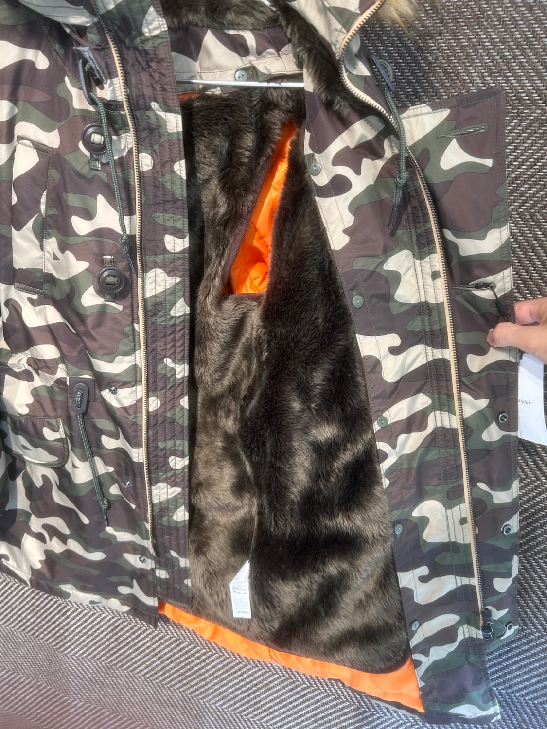 데드스탁) Moussy 밀리터리 m65 다운자켓 상품이미지8