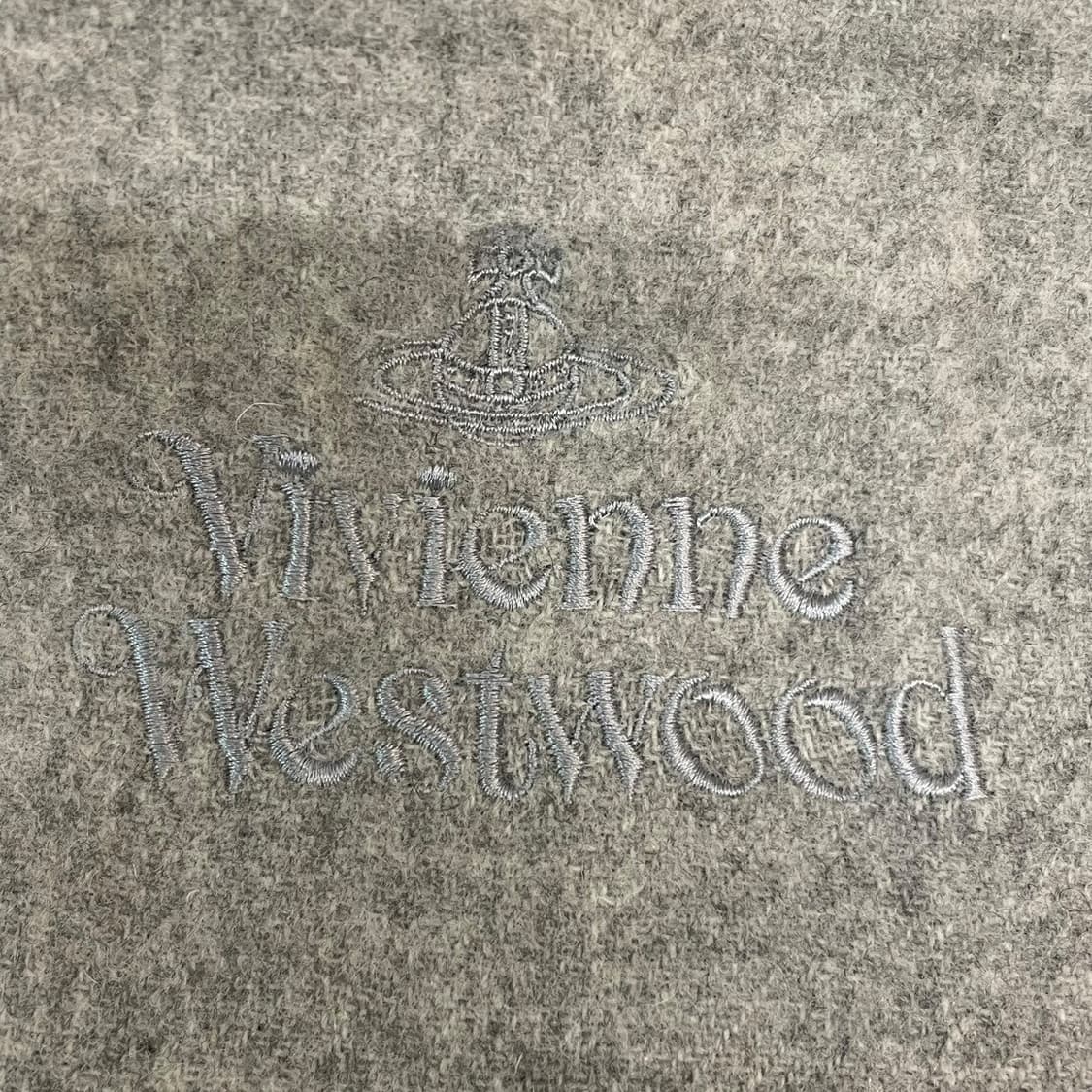 비비안웨스트우드 그레이 울 머플러 상품이미지4