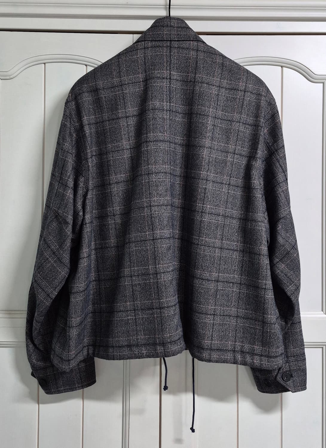 [새상품] 유니폼브릿지 드리즐러 블루종 네이비 체크 M사이즈 상품이미지2