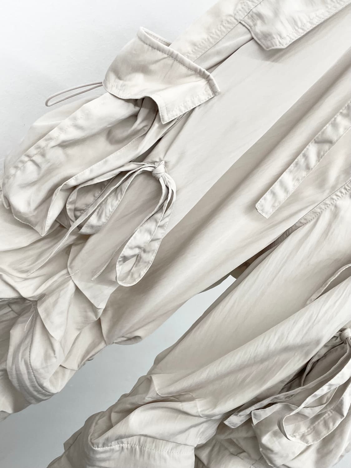 페어리 핀턱 리본 절개 카고팬츠🥨 *레어 상품이미지7