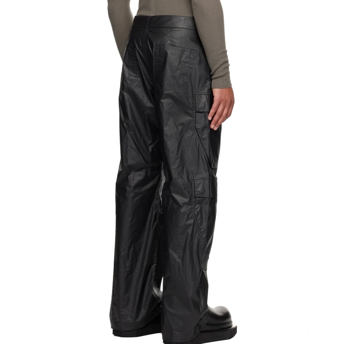 [33]릭오웬스 콘코르디안 더블 카고 팬츠/블랙 상품이미지3