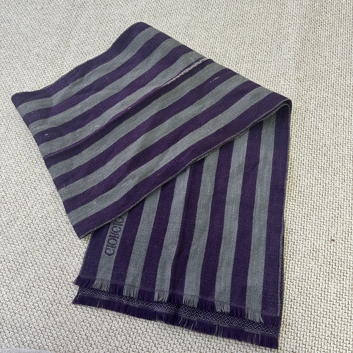 빈티지 스트라이프 머플러 0410D 상품이미지1