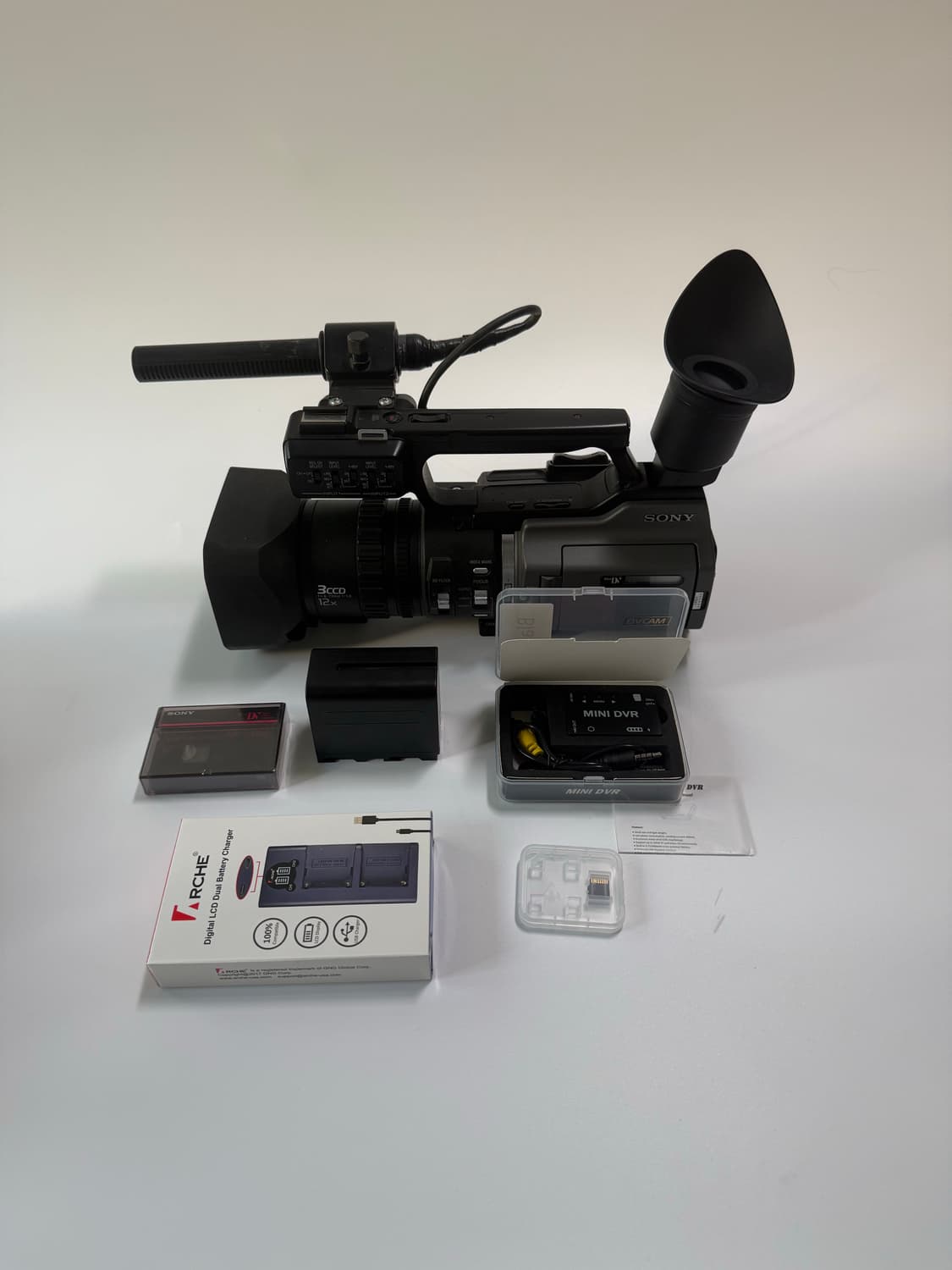 Sony DSR-PD170, mini DVR 테이프리스 셋업 상품이미지1