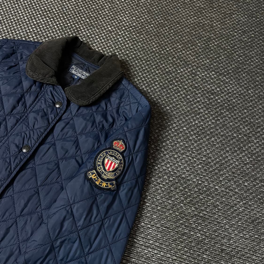 폴로진스컴퍼니 네이비 퀄팅 경량 자켓 M 상품이미지5