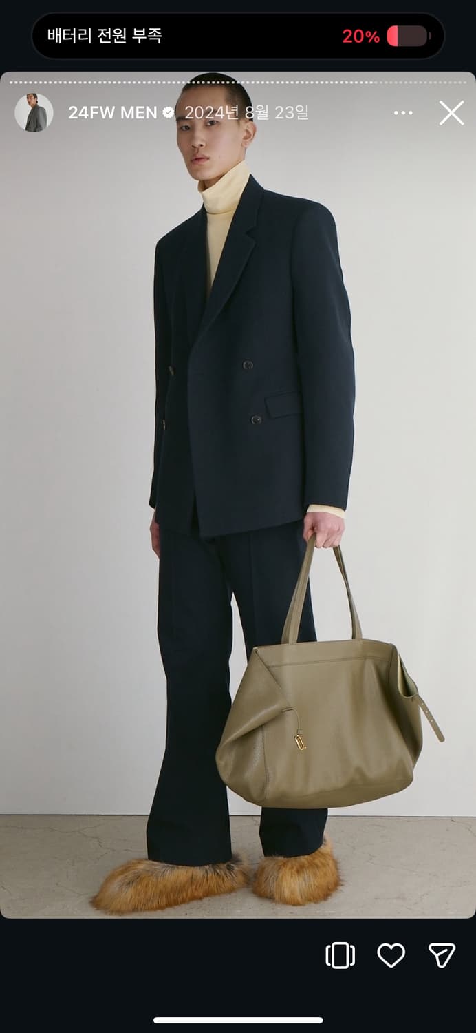 렉토 24fw 퀸시 아워글라스 자켓 M 상품이미지5