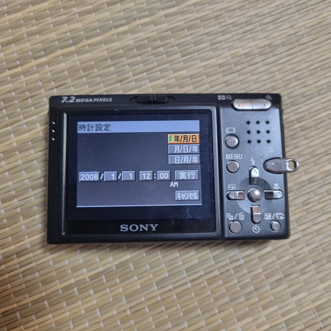일본 소니 빈티지디카 스타일리쉬블랙컬러 작례ok 사이버샷 DSC T10 상품이미지2