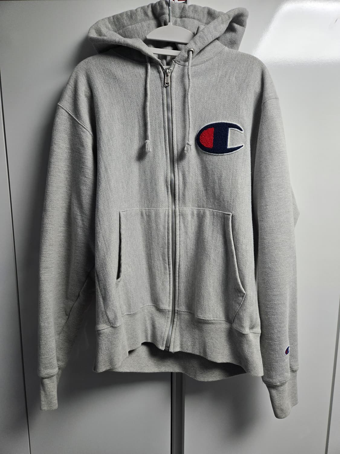 챔피온 빅로고 후드집업 상품이미지1