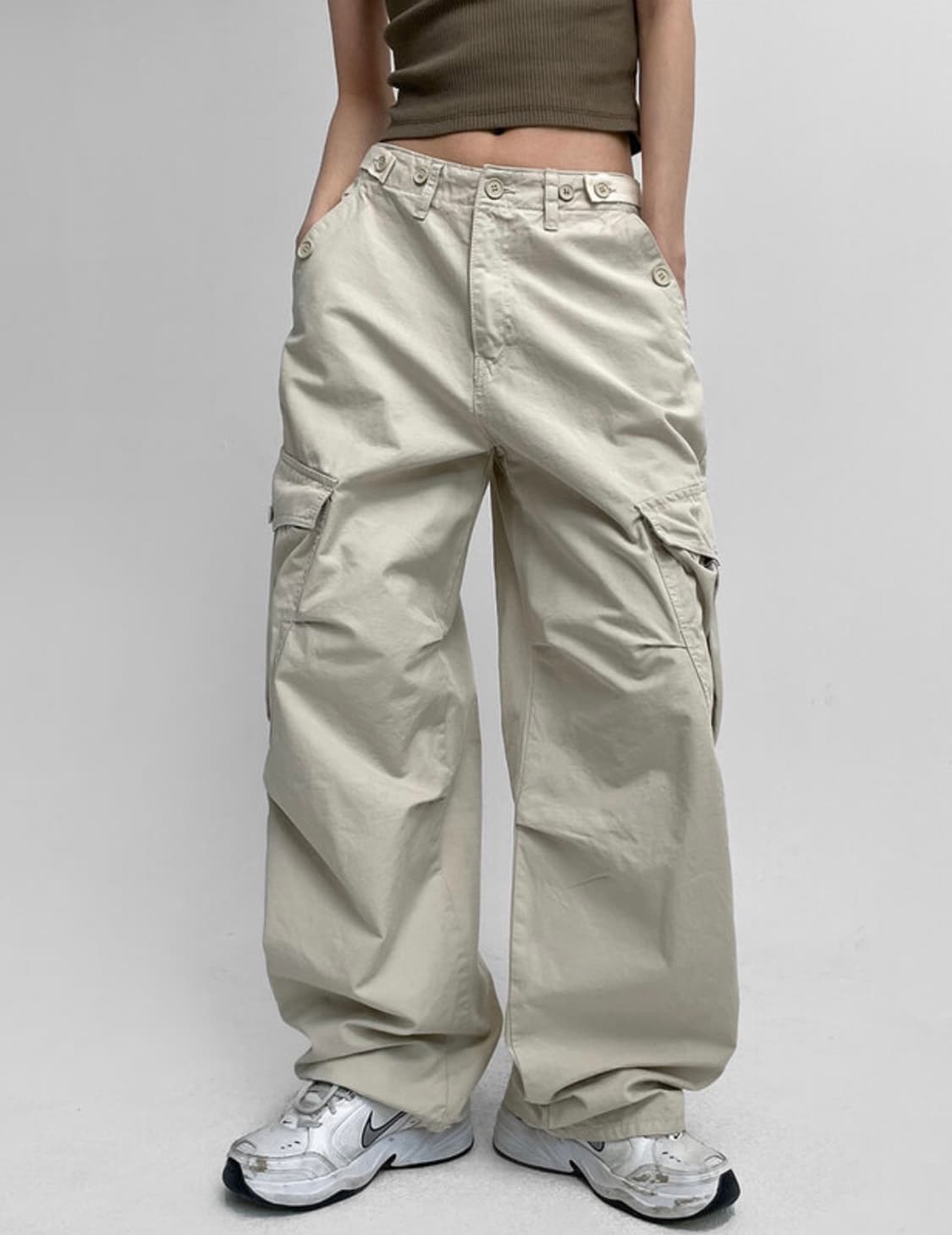 블랙업 캥크링 치노 비죠  카고팬츠 (Ootj 카고팬츠) 상품이미지2