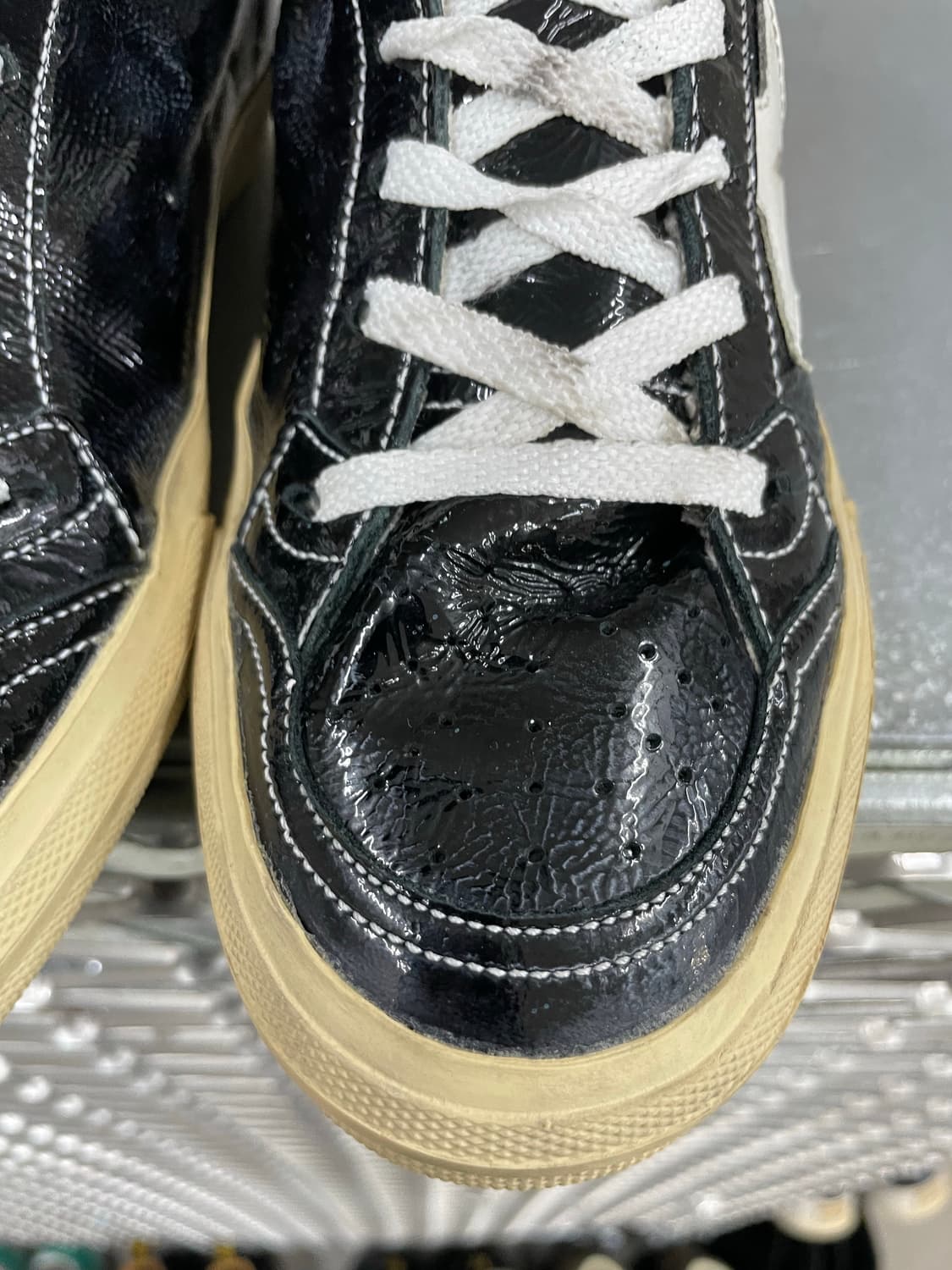 골든구스 2.12 하이탑 스니커즈 블랙 36 상품이미지7