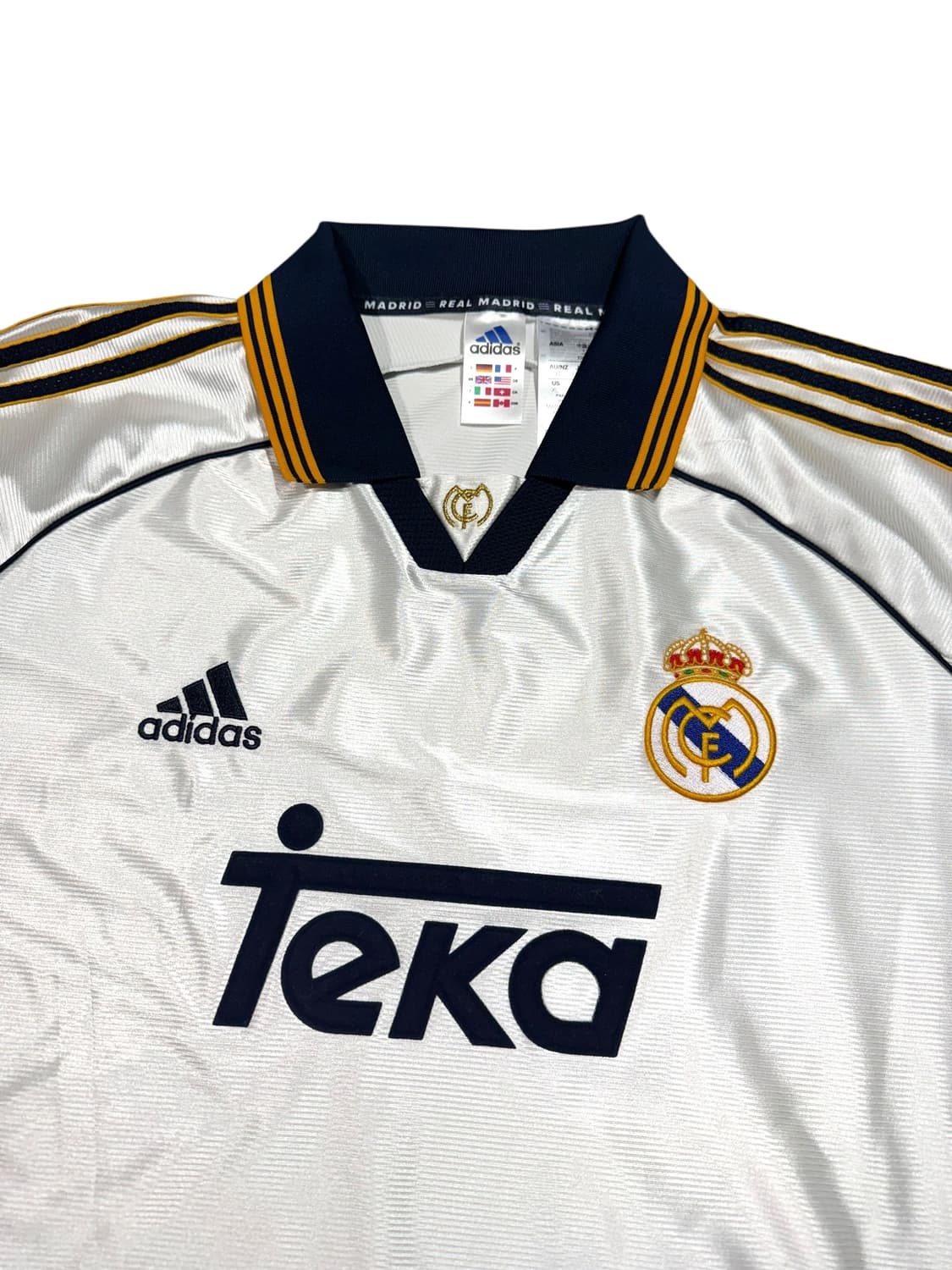 Adidas 아디다스 레알마드리드 99/00 레트로 홈 져지 상품이미지2