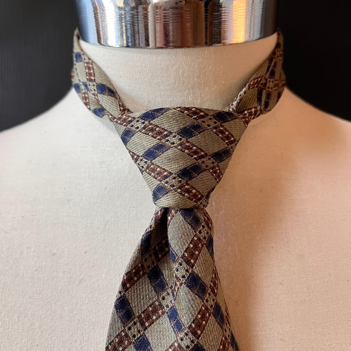 던힐 실크 자카드 넥타이  상품이미지1