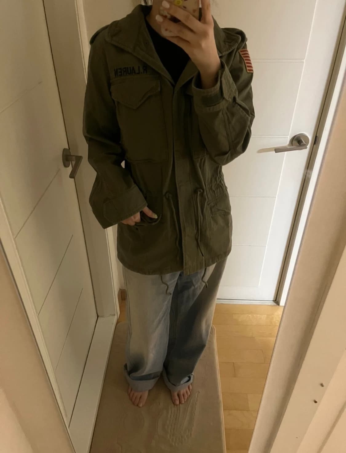 폴로랄프로렌 카키 야상 S 상품이미지2