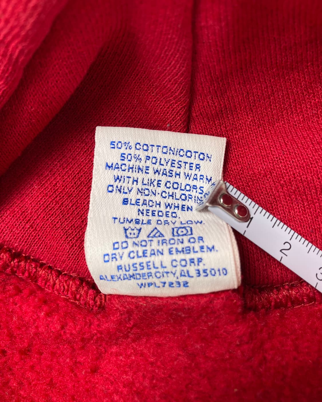 90s Russell Hoodie (red) 상품이미지4