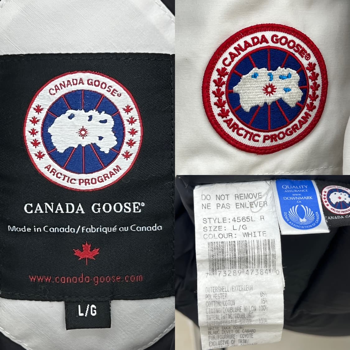 캐나다구스 익스페디션 파카 화이트 / 우먼 L 상품이미지5