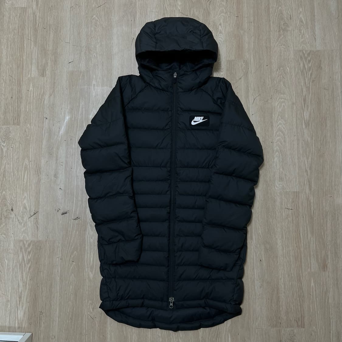 나이키 여성 박스로고 덕다운 경량 롱패딩 L/100  상품이미지1