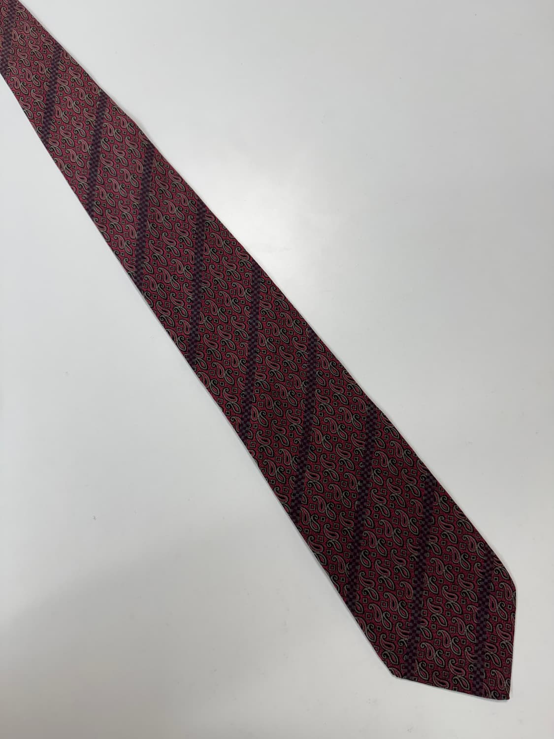 니노 세루티(NINO CERRUTI) 실크 페이즐리 넥타이 8.3cm 상품이미지2