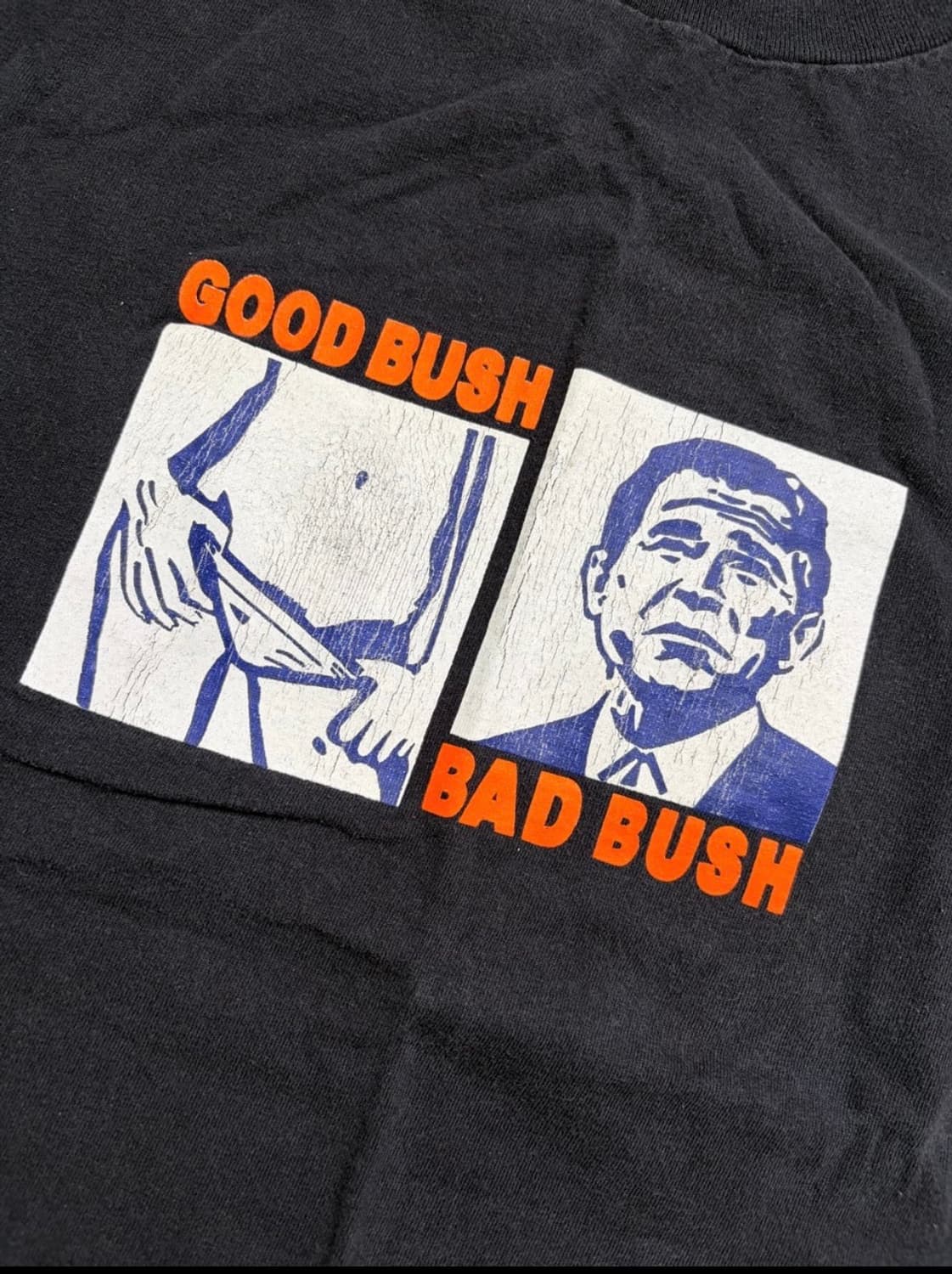 00s George W Bush Tee (black) (정품) 상품이미지4