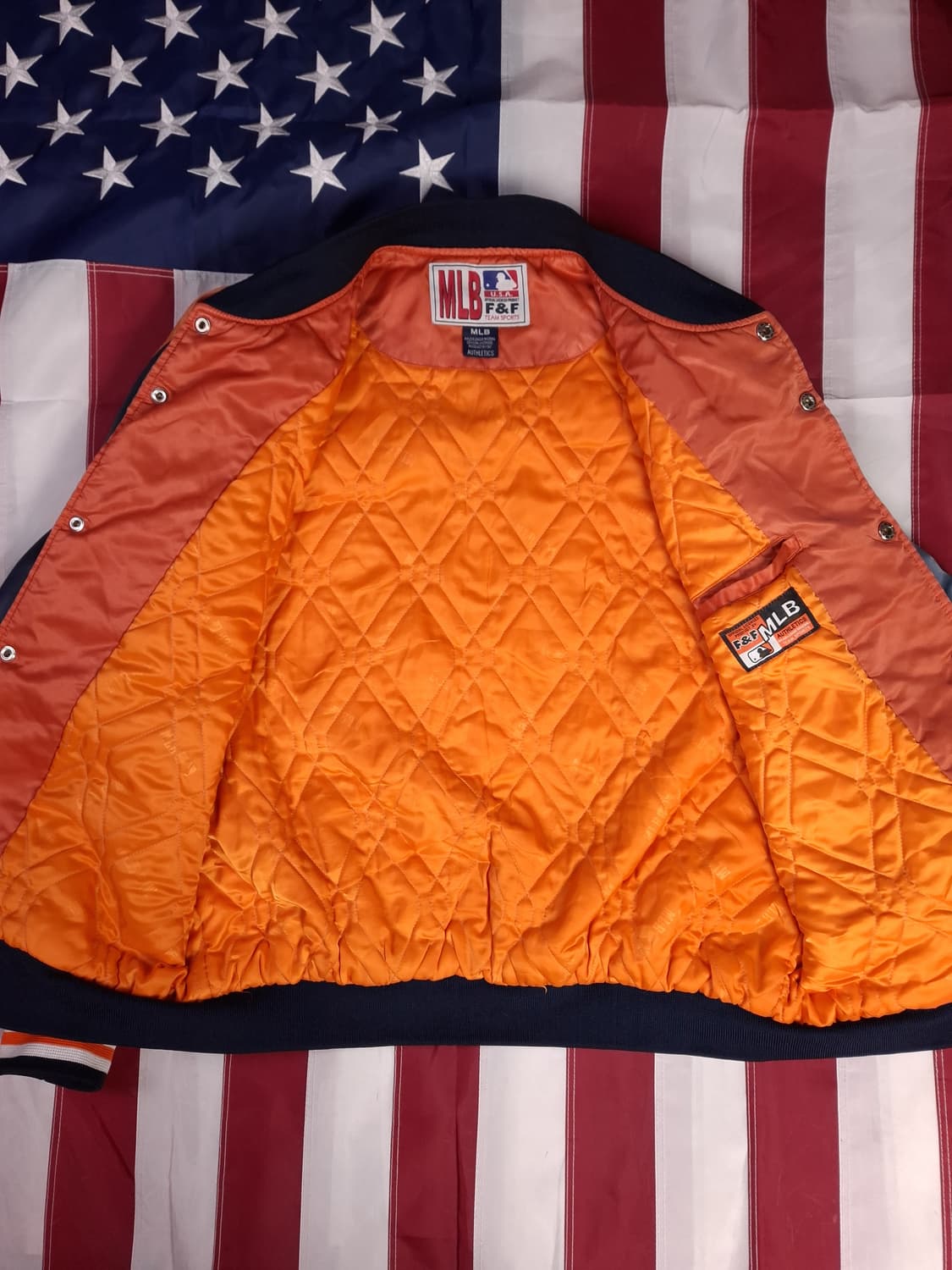 90's 빈티지 MLB 자이언츠 사틴 스타디움 자켓 상품이미지10