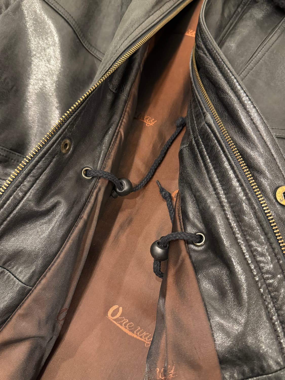 90s Vtg 빈티지 쉽스킨 무스탕 레더 자켓 상품이미지9