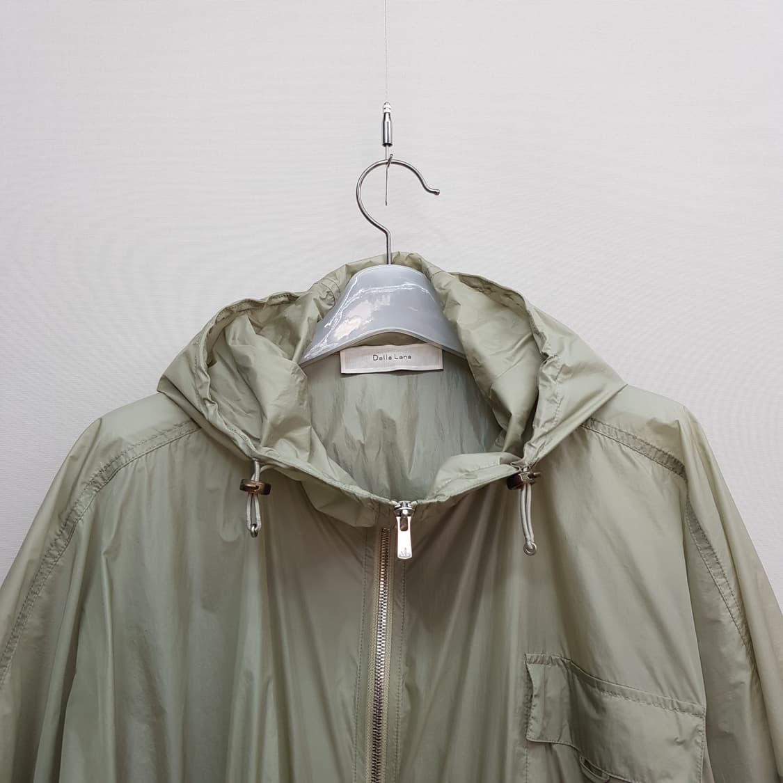 델라라나 Della Lana 2023  후드 집업 롱 점퍼 m사이즈 상품이미지2