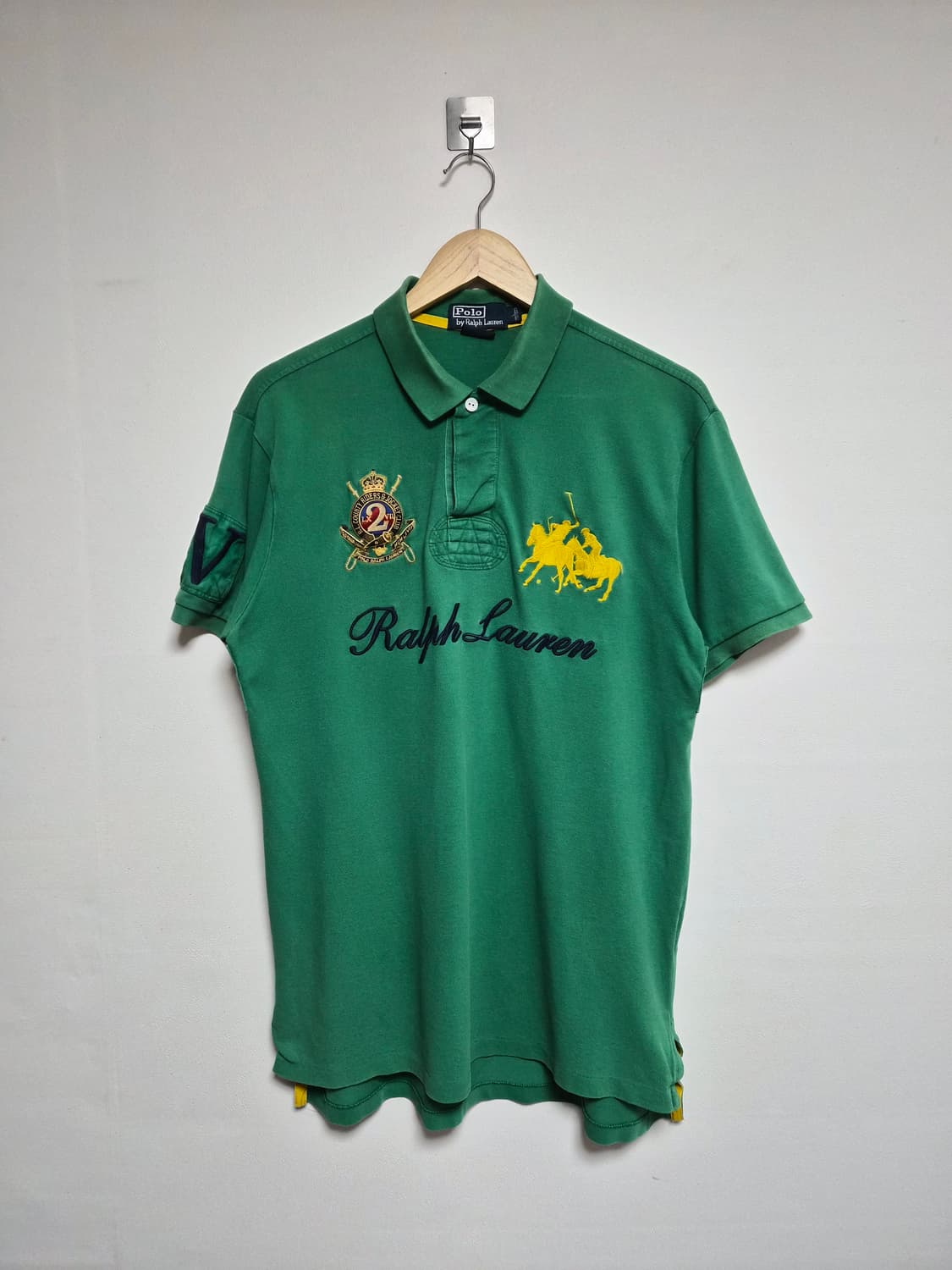 폴로랄프로렌Polo 빅자수 카라티셔츠 L사이즈 - T109 상품이미지1