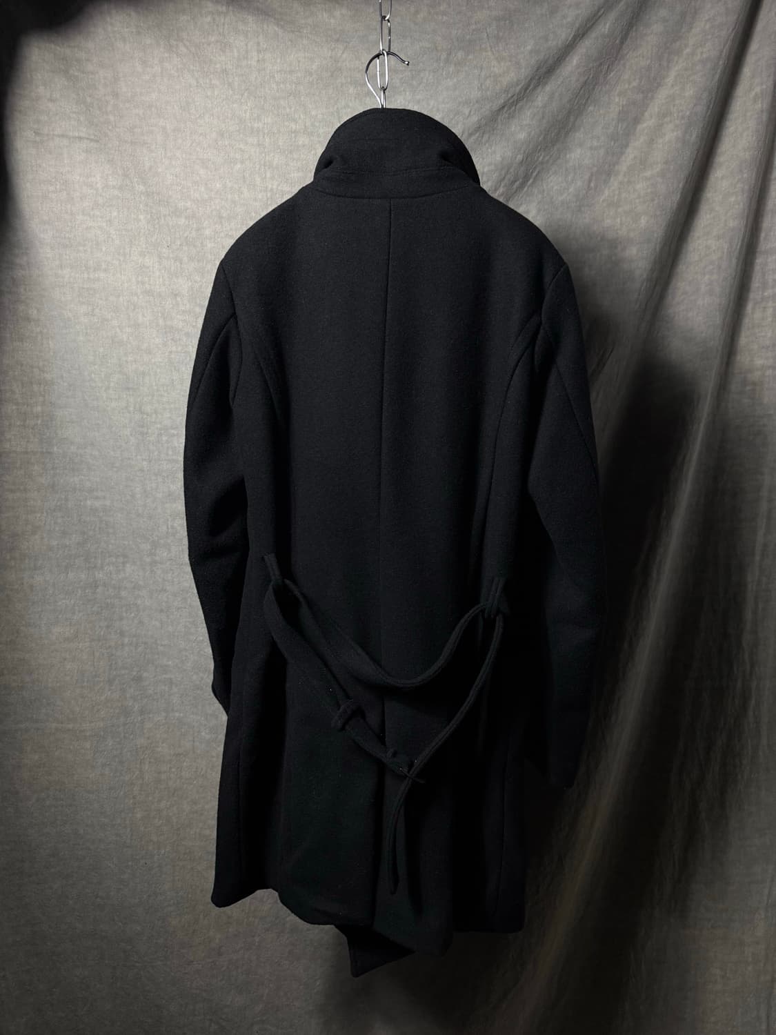Schlüssel Asymmetric High-Neck Wool Coat 상품이미지6